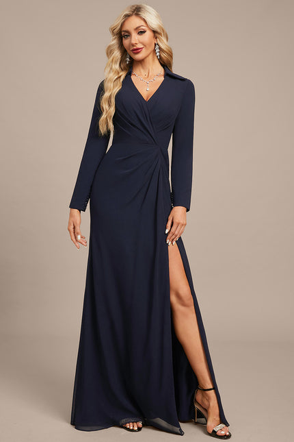Robe Fourreau Chic Marine - gallery 1