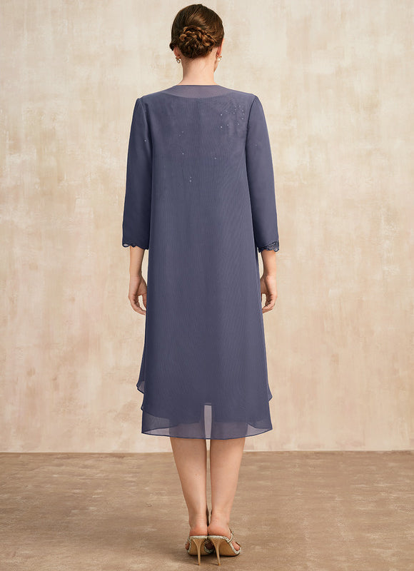 Robe Fourreau Mère Mariée Chic - gallery 5