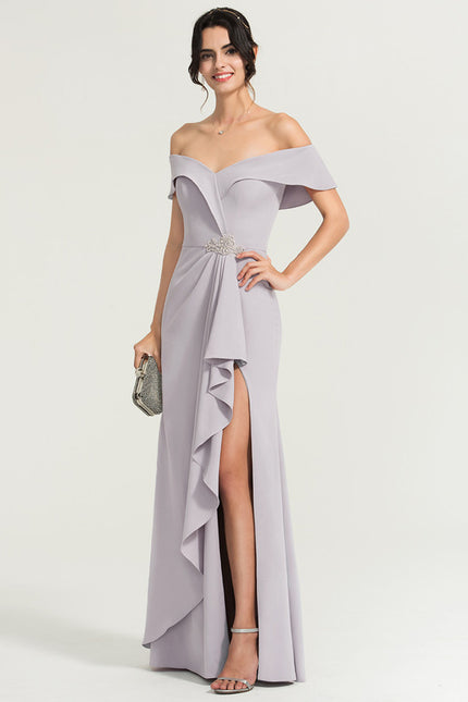 Robe Fourreau Lilas Raffiné - gallery 2