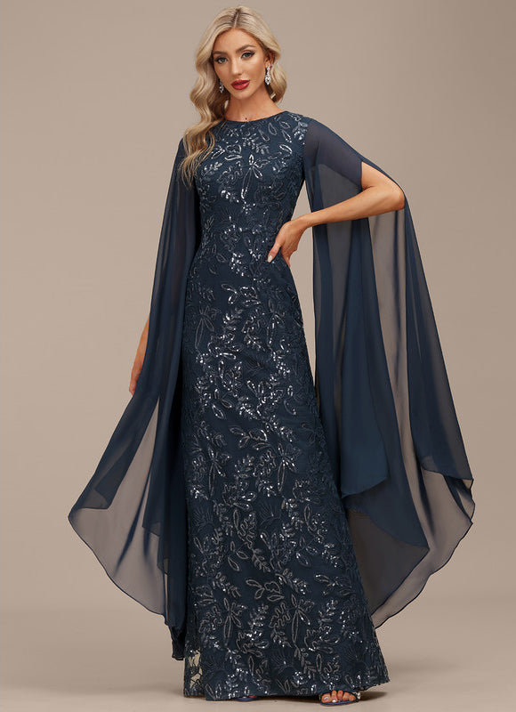 Robe Fourreau Éclat Marine - gallery 2