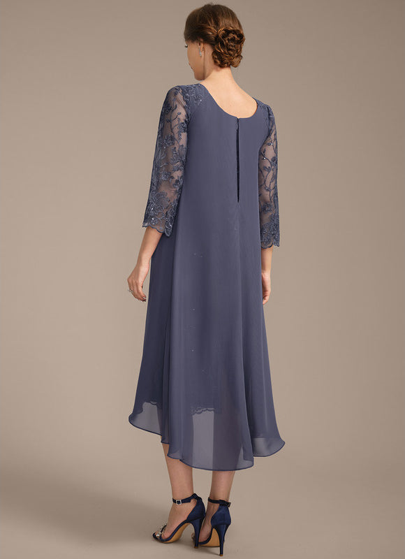 Robe Fourreau Mousseline Brodée - gallery 6