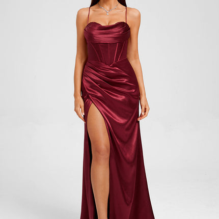 Robe Fourreau Satin