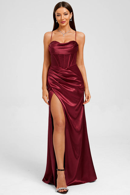 Robe Fourreau Satin