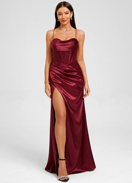 Robe Fourreau Satin