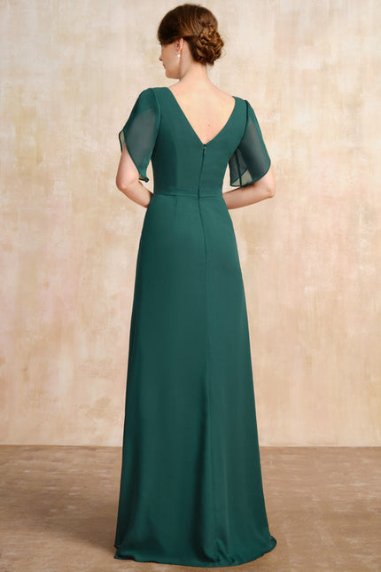 Robe Fourreau Émeraude Élégante - gallery 5