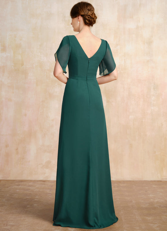 Robe Fourreau Émeraude Élégante - gallery 5