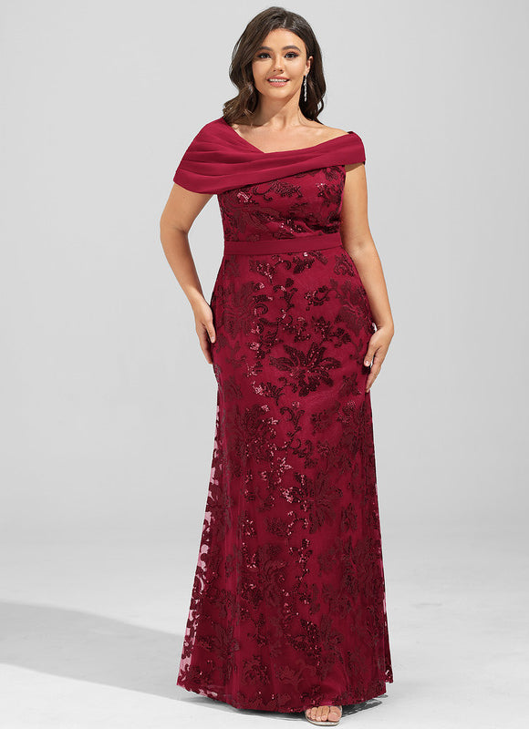 Robe Fourreau Bordeaux Glamour - gallery 7