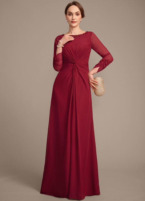 Robe Fourreau Bordeaux Élégante - gallery 3
