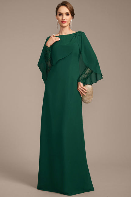 Robe Fourreau Fluide Émeraude - gallery 3