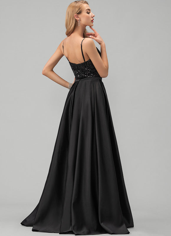 Robe Fourreau Noire Glamour - gallery 4