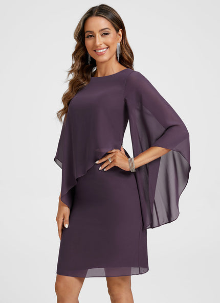 Robe Fourreau Violette