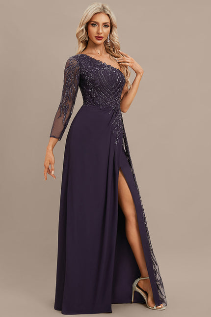 Robe Fourreau Longue Étoilée - gallery 5