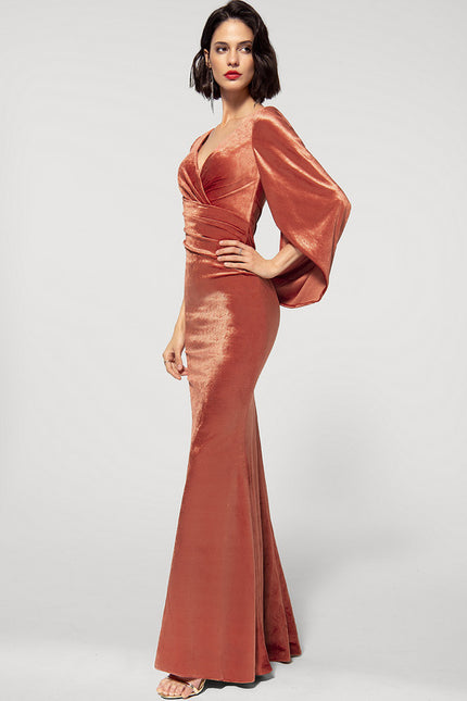 Robe Fourreau Terracotta - gallery 2