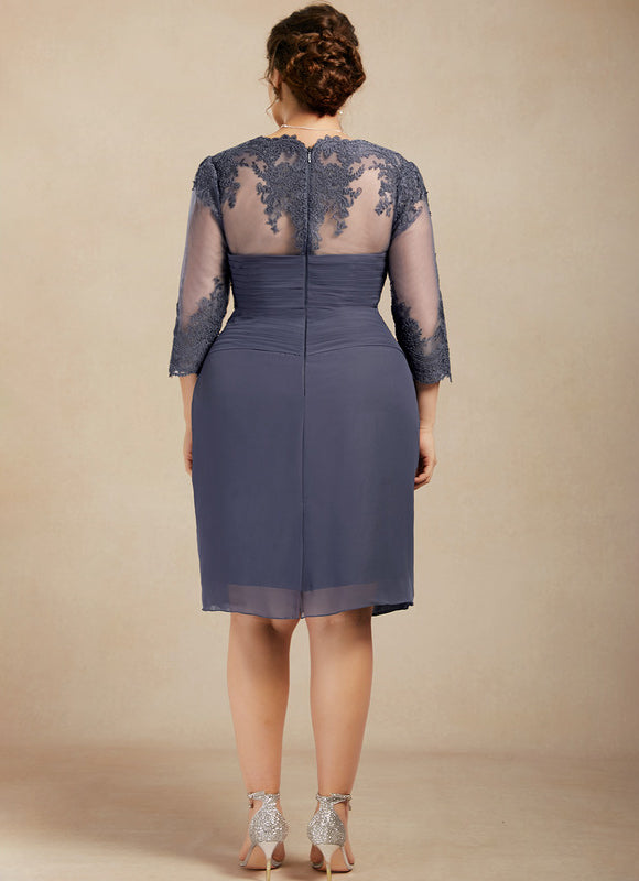 Robe Fourreau Élégance Chiffon - gallery 6