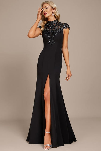 Robe Fourreau Chic Noire - gallery 4
