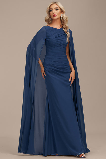 Robe Fourreau Marine - gallery 1