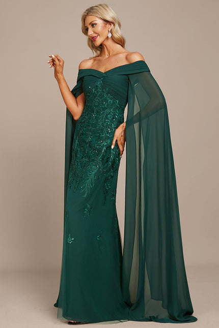Robe Fourreau Émeraude Couture - gallery 1