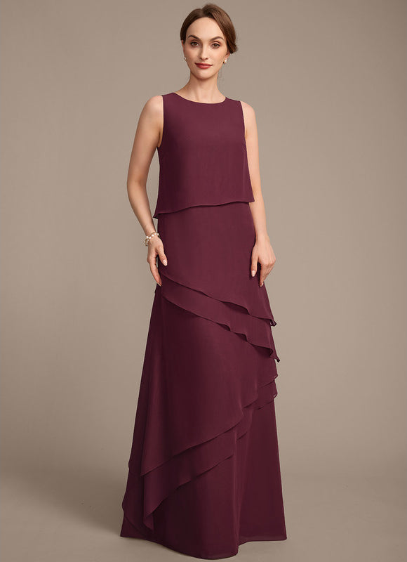 Robe Fourreau Cascade Bordeaux - gallery 6