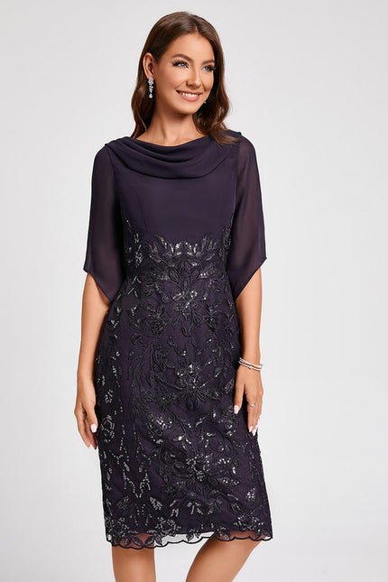 Robe Fourreau Étoile Noire - gallery 7