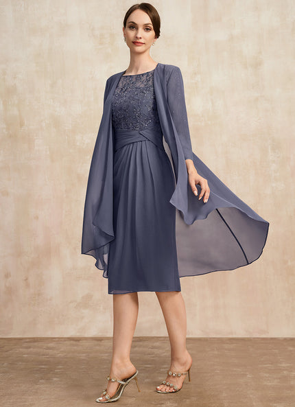 Robe Fourreau Mère Mariée Chic