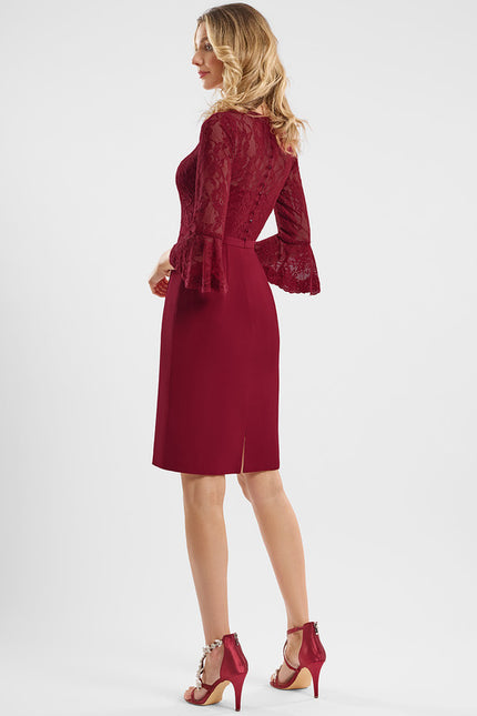 Robe Fourreau Manche 3/4 - gallery 4