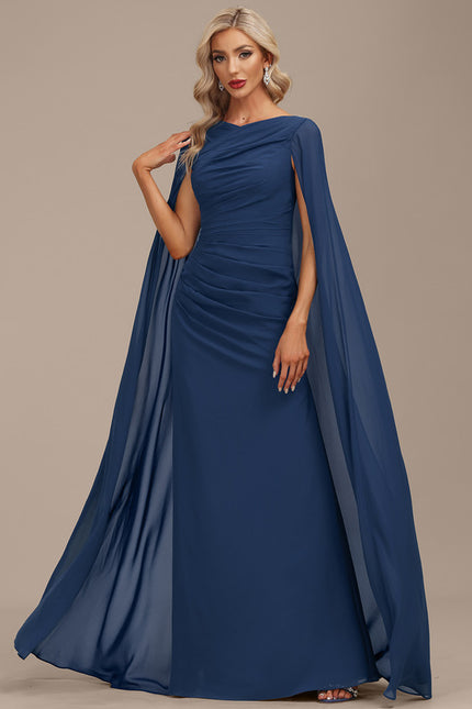 Robe Fourreau Marine - gallery 6