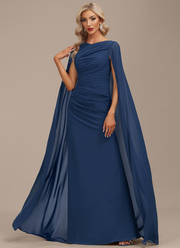 Robe Fourreau Marine - gallery 6
